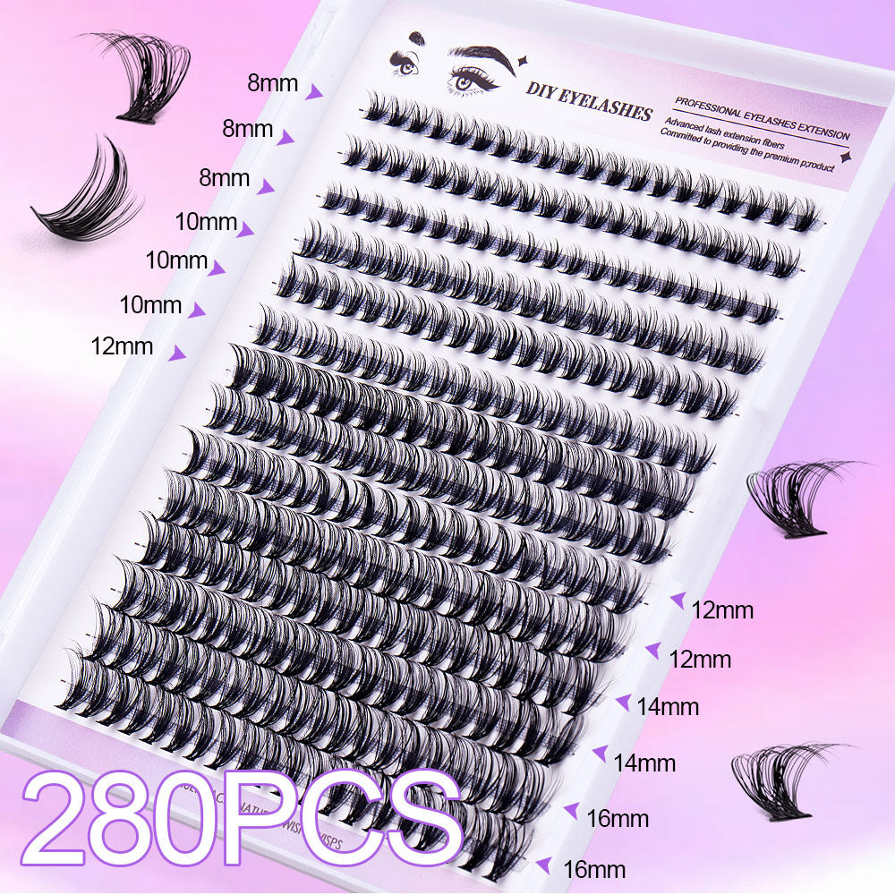 Segmented Natural Thick Eyelash