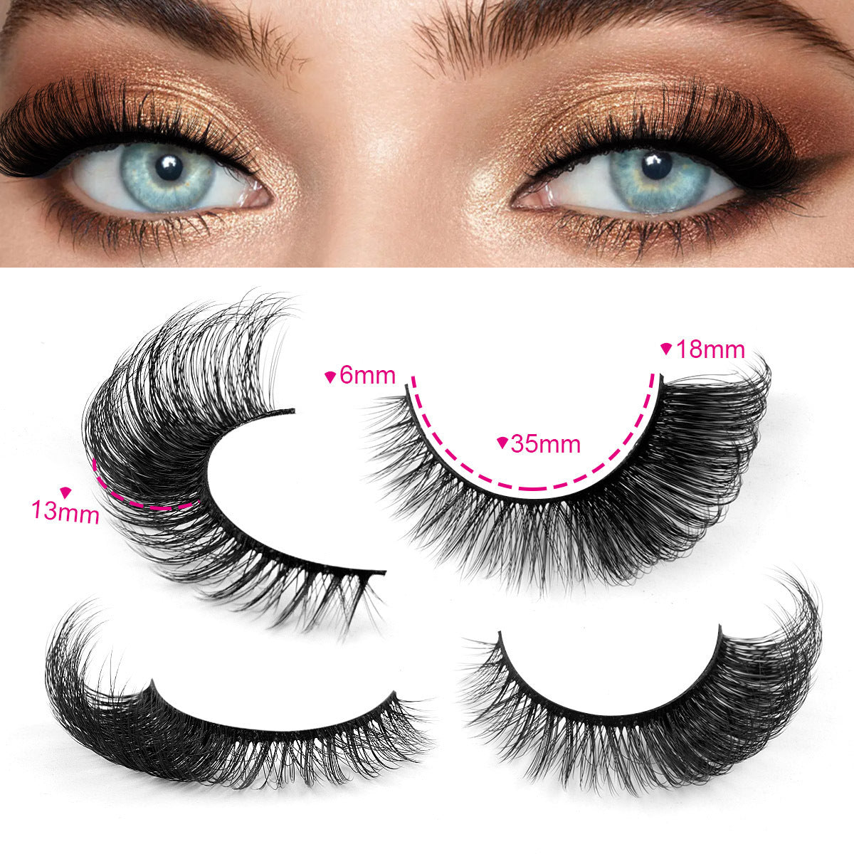 Eyelashes 7 Pairs