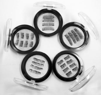 Double magnetic trimagnetic magnet eyelash 24P